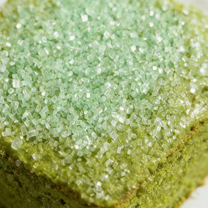 Twisweet Light Green Sprinkles, Edible Sanding Sugar Crystals for Cake Decorating, Extra Fine Candy Sprinkles for Baking, Cupcake Topping Ice Cream Donut Cookies Decoration, Wedding Party Christmas Supplies (150g/5.3oz)