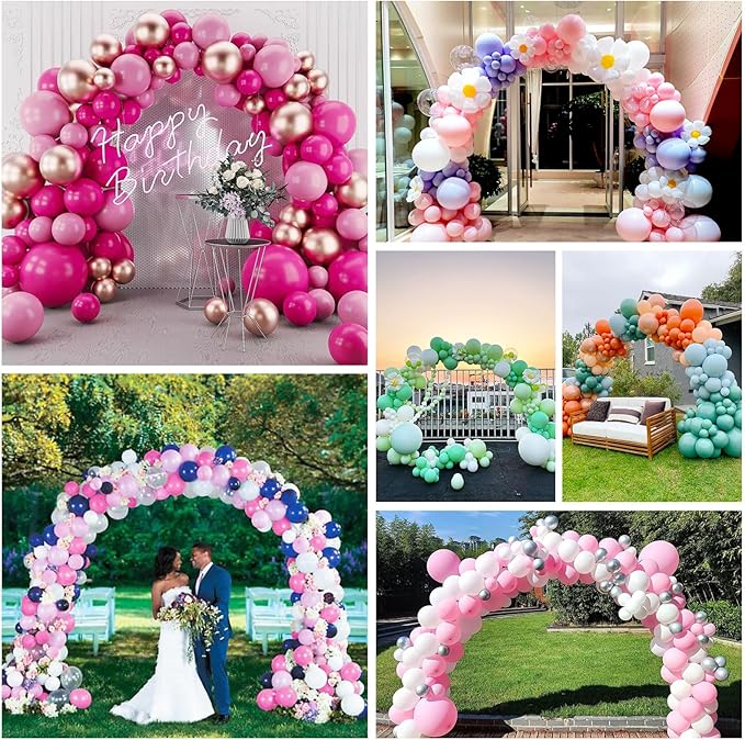 Balloon Arch Kit, 7.4ft Balloon Arch Stand Frame with Base: for Wedding Baby Shower Birthday Party Decorations