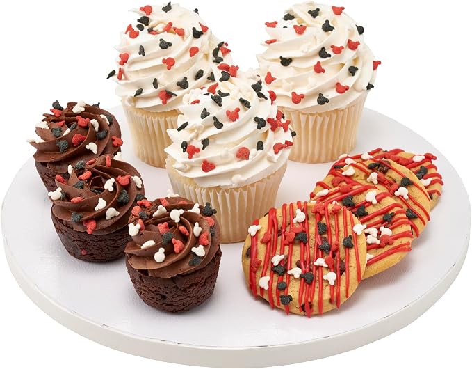 DECOPAC Mickey Mouse Quins, 18oz, Fancy Sprinkles Shaped Like Mickey Mouse, Candy Sprinkles in Handheld Container, Edible Sprinkles For Celebration Cakes, Cupcakes, Cookies