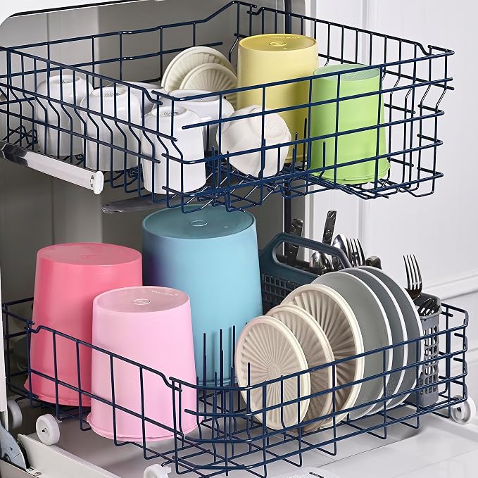 Tupperware Heritage Collection 10 Piece Nested Canister Set in Vintage Colors, Dishwasher Safe and BPA Free (5 Containers, 5 Lids)