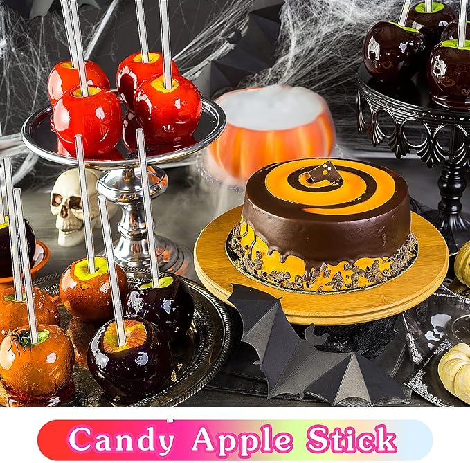 Zopeal 200 Pcs Acrylic Lollipop Sticks Clear Cake Pops Rods Cake Topper Candy Cupcake Treat Stick for Wedding Chocolate Cookie Dessert Handmade DIY Crafts Party Decor Gardening(4 x 0.12 Inches,Clear)
