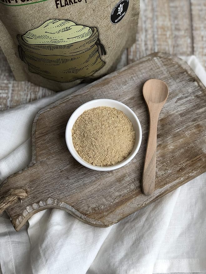 Anthony's Nutritional Yeast Flakes, 10 oz, Non Fortified, Batch Tested Gluten Free, Non GMO