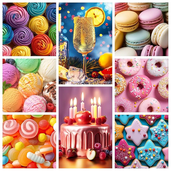 Luster Dust 2 Color & Food Dye Coloring 10 Color Set, Edible Food Coloring Liquid and Shimmer Cake Dust Metallic Food Coloring Powder Glitter for Cake Decorating Baking Fondant Gumpaste Drinks Cookie