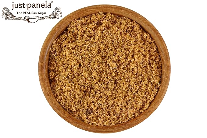 Just Panela Organic Cane Sugar 1 Pound | 100% Unprocessed, Raw Sugar | Panela Great for Baking, Cooking & Sweetening | Healthier Alternative to Regular Refined Sugar