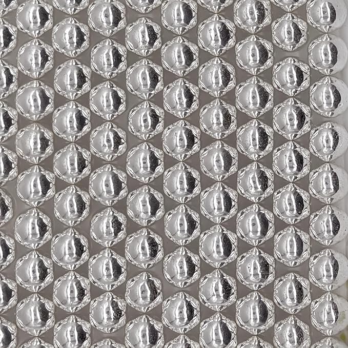 10mm Edible Silver Pearl Sugar Sprinkles Candy Mini Pearls Cake Decorations Cupcake Toppers Cookie Decorating Perfect for Wedding Party Valentine Halloween Christmas Supplies 3OZ