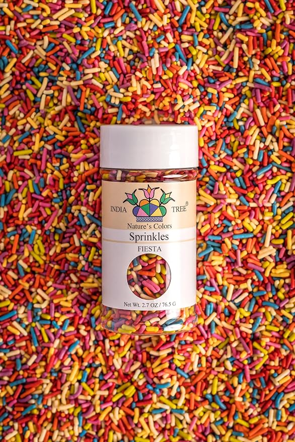 India Tree Nature’s Colors Fiesta Sprinkles, 2.9 lb Canister