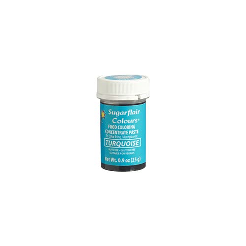 Sugarflair Food Coloring Concentrate Paste, 25 Grams Turquoise