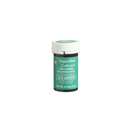 Sugarflair Food Coloring Concentrate Paste, 25 Grams Sea Green