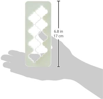 PME Geometric Multicutters for Cake Design-Moroccan Lantern-Set of 3, Standard, White (GMC184)