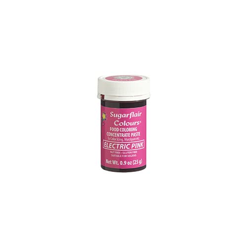 Sugarflair Food Coloring Concentrate Paste, 25 Grams Electric Pink