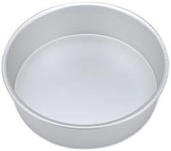 Wilton 10 in. Round Cake Pan, 3 in. Deep Aluminum Bakeware for Tall Cakes, Rust-Resistant, Even Heating, Professional Quality