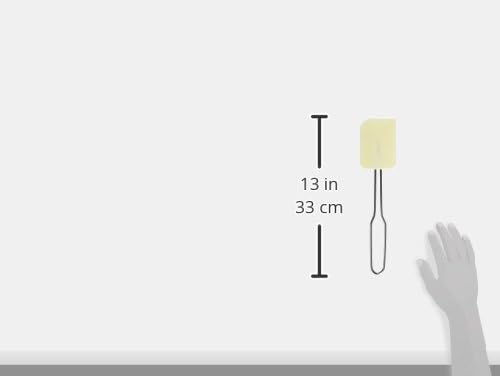 Linden Sweden Silicone Spatula with Stainless Steel Handle – Versatile and Heat-Resistant, Great for Home or Professional Use - BPA-Free - Dishwasher-Safe, 12.5-Inch