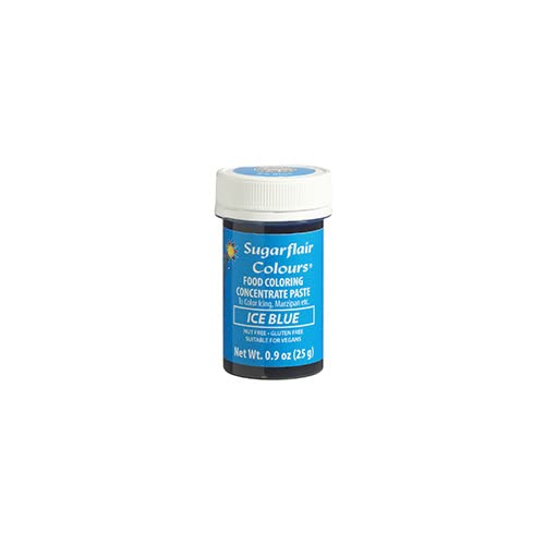Sugarflair Food Coloring Concentrate Paste, 25 Grams Ice Blue