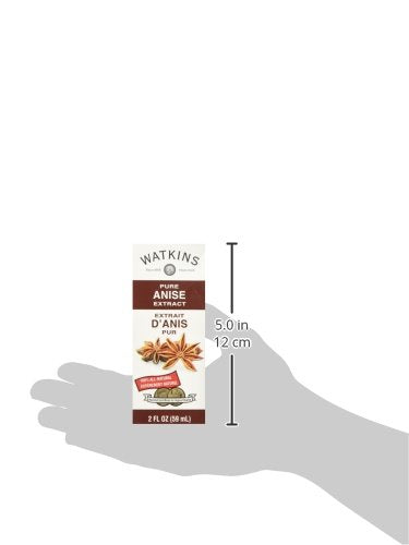 Watkins Pure Anise Extract, Non-GMO, Kosher, 2 oz. Bottle, 1-Pack (Pack of 2)