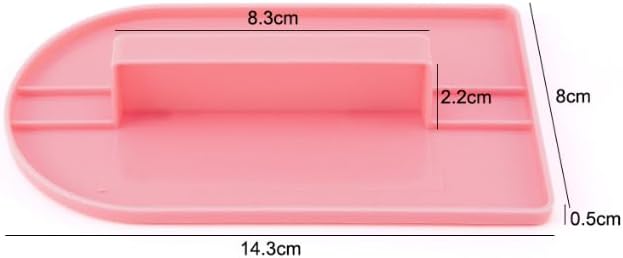 2 PCS Cream Smoother Tool Cake Smoother Scrapers Handle for Decorating Food Grade for Pastry and Icing Scraper Paddle Tool for Cake Decoration