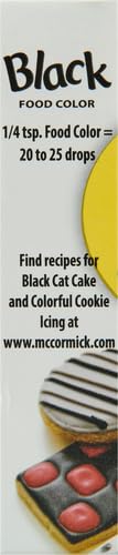 McCormick Black Food Color, 1 fl oz (Pack of 2)