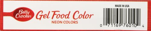 Betty Crocker Food Color Neon Gel, 2.7 oz