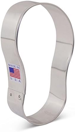 Ann Clark Flip Flop Summer Beach Cookie Cutter, Large, 4-3/8" Made in USA