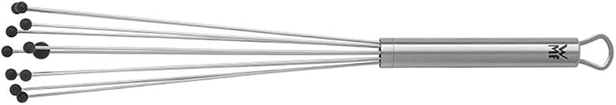 WMF Profi Plus Mixing Flash Reducing Ring 32 cm, Silicone Balls, Cromargan Stainless Steel, Partially Matted, Heat Resistant Silicone, Whisk