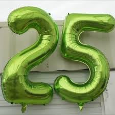 Light Green 7 Balloon, Number Balloons 40 Inch, 7th Birthday Decorations for Girls Kids, Party Decoration for Women, Number 7 Balloon