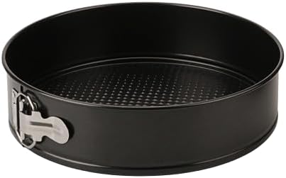 1 Pack 10" Round Shaped Springform Pan Non-Stick Leakproof Pan | carbon steel, even heat distribution, honeycomb bottom, effortless demolding, seamless structure, heat resistant,sturdy build