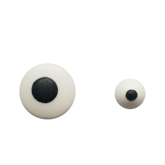 2 Bottles Candy Eyeballs Eyes Cake Cupcake Toppers Cookie Decorations,Two Size Mixed, Edible Dessert Sprinkles for Halloween Christmas Cake Cupcakes Decoration