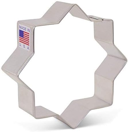 Ann Clark 8 Point/Islamic Star Cookie Cutter, 3-1/2" Made in USA
