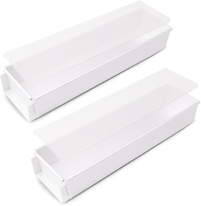 Rectangle Tiramisu Cake Pan with Acrylic Lid Set of 2 | Nonstick, For Cheesecake and Mousse, Tiramisu Container, Baking Mold