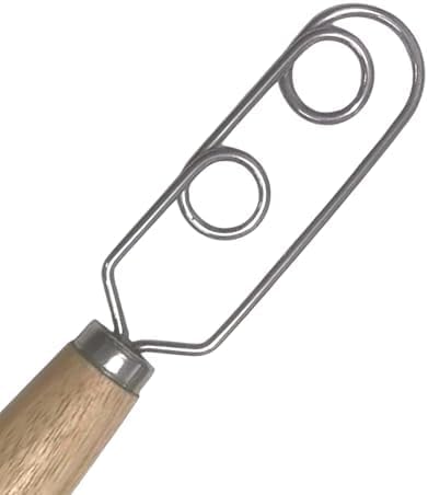 Sourdough Starter Stirring Hook and Danish Dough Whisk | Small Size to Fit in Jars | Improve the Mixing Standard Of Your Starter For Better Baking Results | New England Sourdough Starter Co.