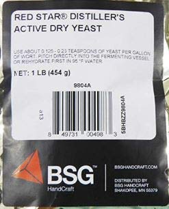 North Georgia Still Company's Red Star Dry Active Distillers Yeast 3 lbs.