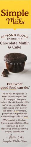 Simple Mills, Chocolate Muffin & Cake Almond Flour Mix, 11.2 Ounce (Pack of 2)