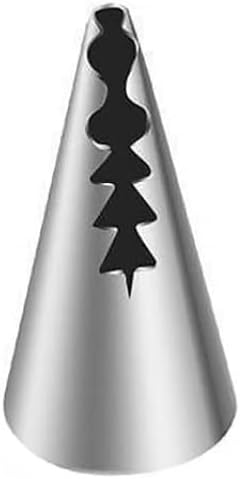 Silver Pleated Skirt Piping Nozzles Set, Stainless Steel Russian Nozzles Tips Piping Set for Pastry Fondant, Cake Decorating Supplies Baking Tools, Decorating Tools, Icing and Piping Tips（#090）