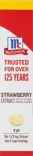 McCormick Strawberry Extract with Other Natural Flavors, 2 fl oz (Pack of 2)
