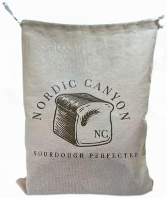 Sourdough Proofing & Storage Bag – Reusable Cotton-Linen Proofing Aide & Bread Storage Sack for Artisan Loaves (24–72 hr Freshness) (Linen)