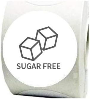 300 Food Allergen Free Adhesive Labels 22mm Multiple Options (Sugar Free)