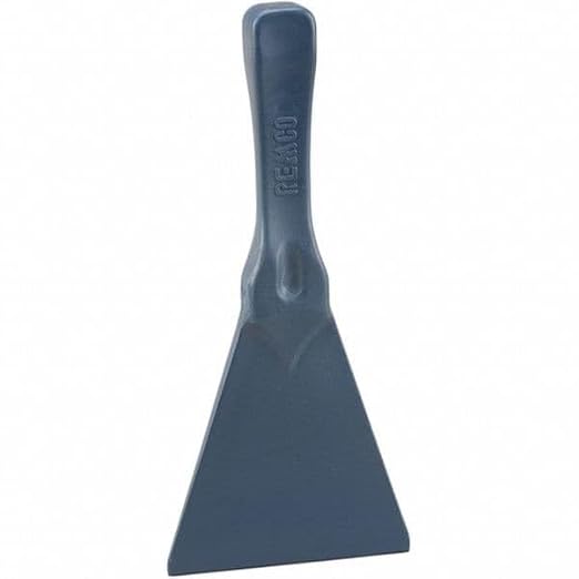 Remco 6961MD3 Blue Polypropylene Metal Detectable Hand Scraper, Injection Molded Blade, 8" L x 3" W, 1 Piece