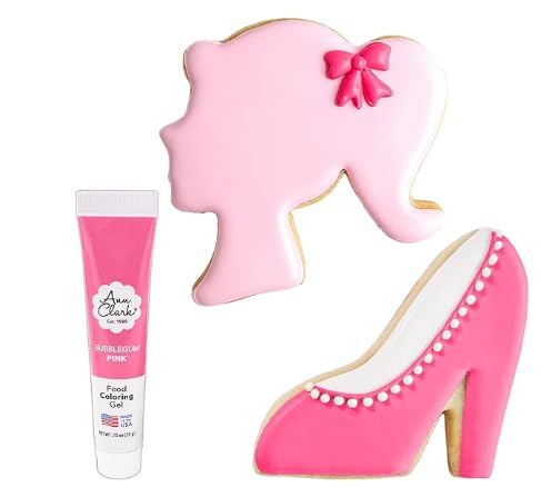 Ann Clark Bubblegum Pink Food Coloring Gel Large 4.5 oz Professional Grade Made in USA