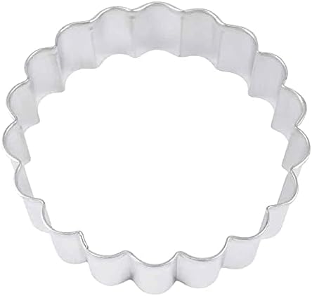Fluted Circle 3.5 Inch Cookie Cutter from The Cookie Cutter Shop – Tin Plated Steel Biscuit