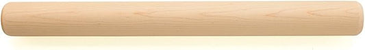 Fletchers' Mill Bakery Rolling Pin, Maple - 18.5 Inch, Professional Rolling Pin for Baking, Pasta, Pie, Cookie Dough, MADE IN U.S.A.