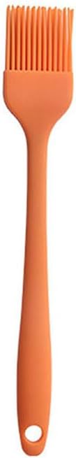 Silicone brush, Oil Brush for BBQ Kitchen Cooking Baking and Grilling (1 PCS,orange)