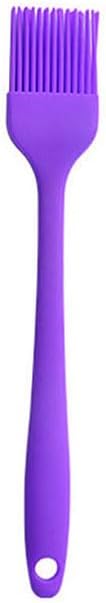 Silicone brush, Oil Brush for BBQ Kitchen Cooking Baking and Grilling (1 PCS,purple)