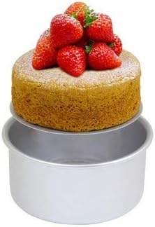 PME Round Cake Pan with Loose Base, 7 x 3-Inch