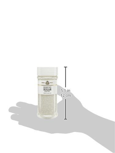 India Tree White Sparkling Sugar, 7.5 oz | Decorating Sugar for Baking & Confections