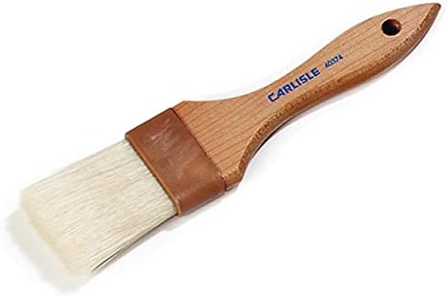 SPARTA Kitchen Basting Brush – 4037400 Basting Brush for Cooking Flat Boar Bristle Brush, Hardwood Handle for Kitchens, Restaurants, Catering, High Heat Food Prep, 2in, Pack of 12