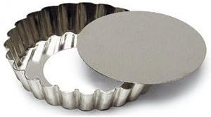 Fluted Tart/Quiche Mold, Removable Bottom 4.75-inch Diameter