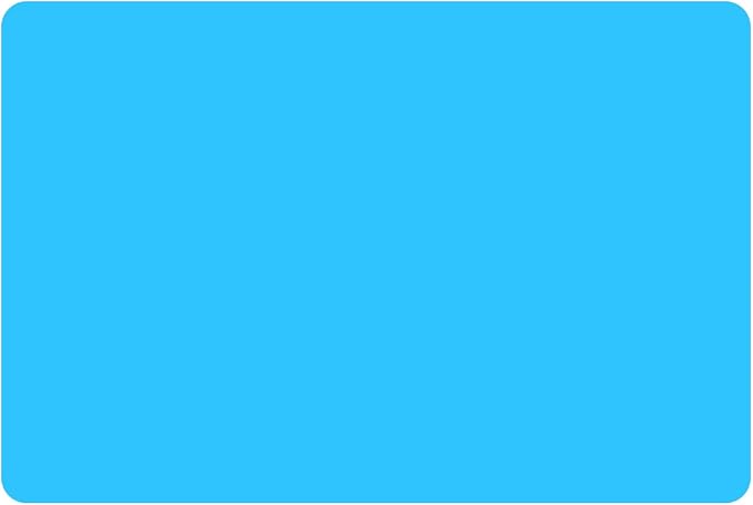 Silicone Craft Mat for Kids, 15.7" x 11.8" Placemats for Kids, Silicone Sheet for Crafts, Kitchen Non-Stick Heat Resistant Countertop Mat, Portable Multipurpose Mat, Blue