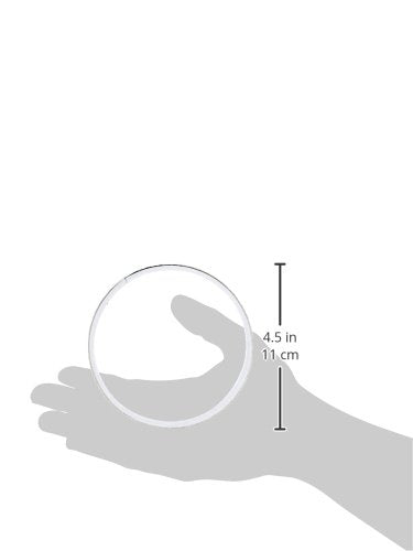 Fat Daddio's Round Cake & Pastry Ring Stainless Steel, 3.5 x 2 Inch, Silver