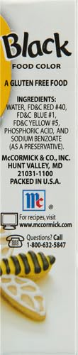 McCormick Black Food Color, 1 fl oz (Pack of 2)
