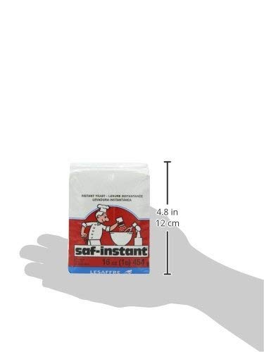 SAF Instant Yeast, 1 Pound Pouch (4 Pack)