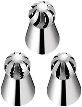9pcs Russian Piping Tips Baking Supplies Set for Cake/Cupcake